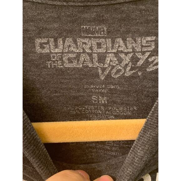 Guardians of the Galaxy Vol 2 Expressions of Groot T-Shirt, Dark Gray, Size S - Picture 6 of 6
